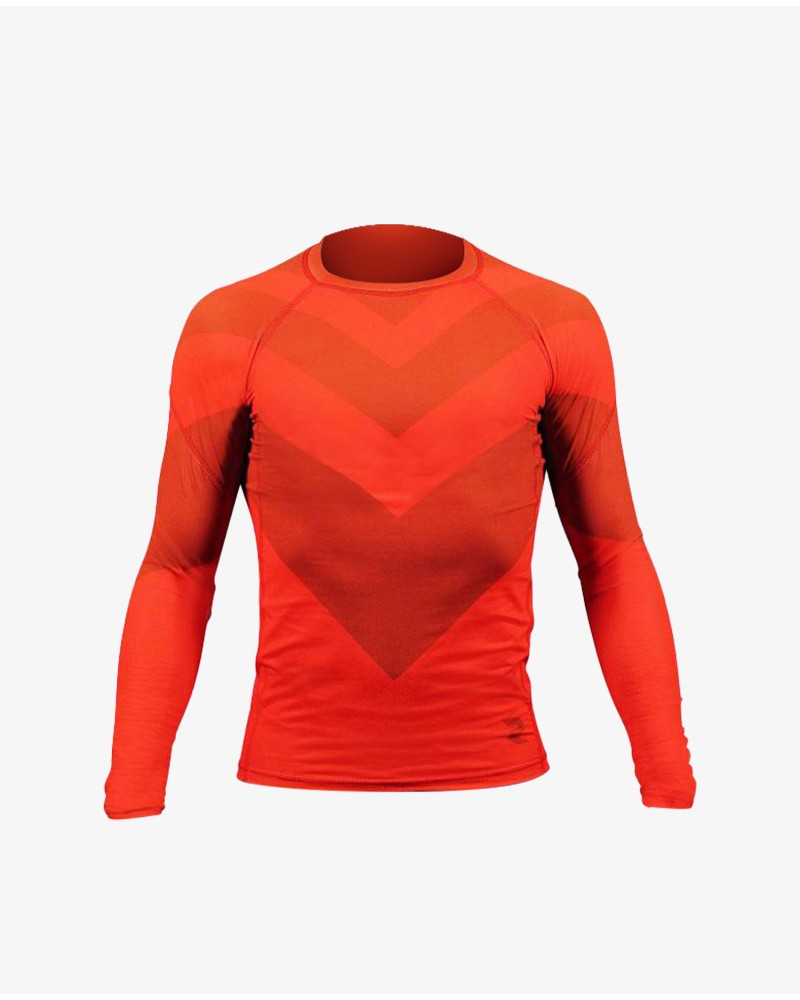 Fight art Rashguard long sleeve red / Fight Art გრძელსახელოიანი რაშგარდი წითელი